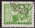 Hungary 1964 Servicio Postal 10 FT Verde Scott 1528. Hungria 1528. Subida por susofe